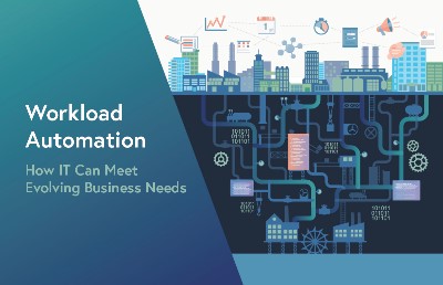 Workload automation enables IT to quickly integrate new technologies and to monitor and assemble end-to-end processes.