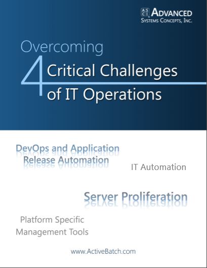 Address the critical challenges of IT operations with workload automation software